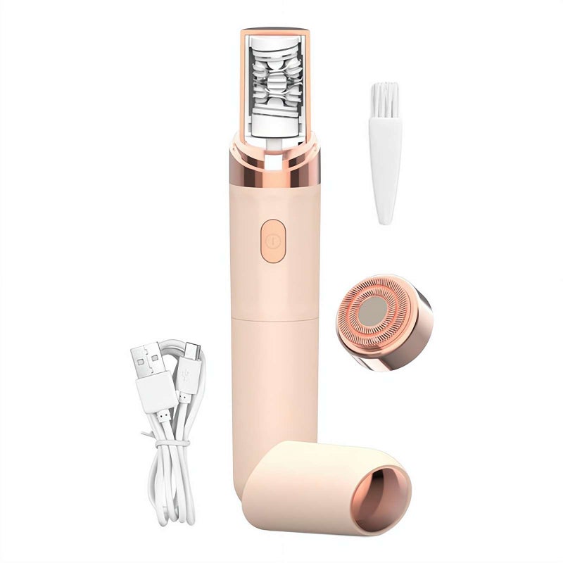 Women Face Epilator, Painless Facial Hair Remover for Eyebrows Lip Chin Face,legs, Body Hair, Cordless Waterproof Womens Electric Shaver for Arms & Underarms, Rechargeable (Pink) - Image 1